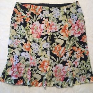 Talbots Floral Skirt - Size 22W